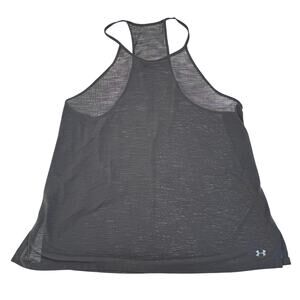 Under Armour women’s gray racerback tank top athletic workout size L